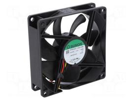 Fan: DC | 92x92x25mm | axial | 24VDC | 87.5m3/h | 34dBA | slide | 3.81mmH2O