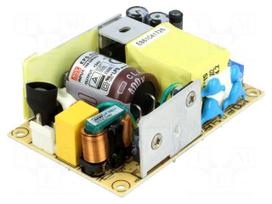 Power supply: switching | open | 65W | 80÷264VAC | OUT: 1 | Uout: 24VDC