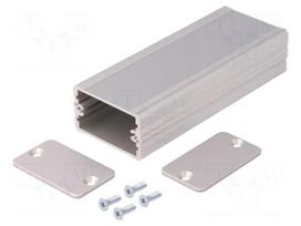 Enclosure: with panel | AKG | X: 41mm | Y: 100mm | Z: 24mm | aluminium