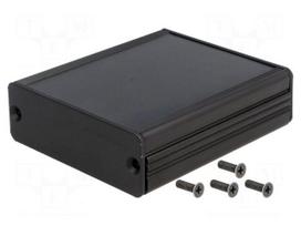 Enclosure: with panel | AKG | X: 69mm | Y: 80mm | Z: 24mm | aluminium