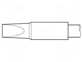 Tip | chisel | 6x1.7mm | longlife | Heavy Duty