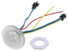 LED | RGB | IP65 | 140° | Ø38mm | Controller: SM16703 | 24VDC