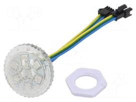 LED | RGB | IP65 | 140° | Ø38mm | Controller: UCS1904 | 24VDC