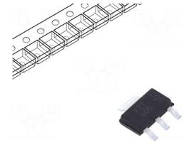 Transistor: NPN | bipolar | Darlington | 120V | 1.5A | 1.2W | SOT223