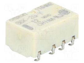Relay: electromagnetic | Ucoil: 12VDC | DPDT | Icontacts max: 1A | G6K