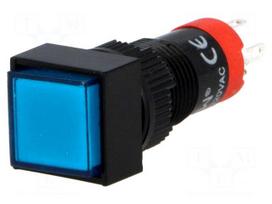 Switch: push-button | Pos: 2 | SPDT | 0.5A/250VAC | 1A/24VDC | ON-ON