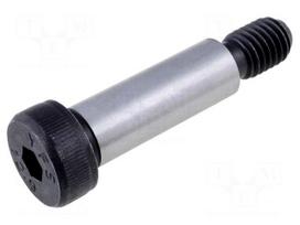 Shoulder screw | steel | M10 | 1.5 | Thread len: 16mm | hex key | HEX 6mm