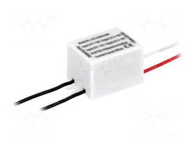 Power supply: linear | LED | 3÷18V | 600mA | 7÷21VAC | 7÷24VDC | IP65