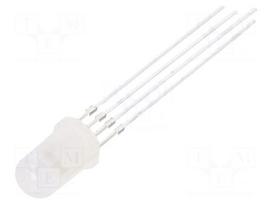 Programmable LED | RGB | 5mm | 1.8÷2.2/2.8÷3.1/2.9÷3.2VDC | -25÷80°C