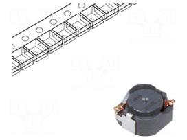 Inductor: wire | SMD | 22uH | R: 240mΩ | ±20% | 5.3x5x2.7mm | 1.1A