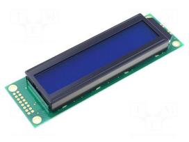 Display: LCD | alphanumeric | STN Negative | 20x2 | blue | LED | PIN: 16
