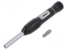 Screwdriver: torque | 170mm | 0.4÷2Nm | 1/4" | MicroClick MC2 | ±6%