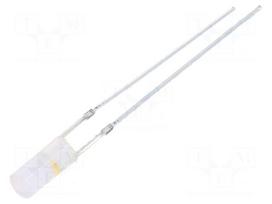 LED | red/warm white | 3mm | 60° | Front: flat | 1.8÷2.6/2.9÷3.6VDC