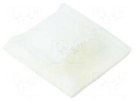 Self-adhesive cable holder | ØBundle : 9.6mm | polyamide | natural