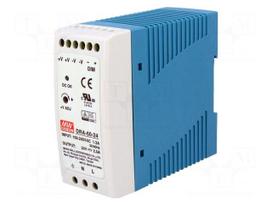 Power supply: switching | for DIN rail | 60W | 24VDC | 2.5A | 90÷264VAC