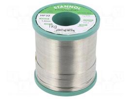 Tin | lead free | Sn95,5Ag3,8Cu0,7 | 1mm | 1000g | reel | 217°C | HF32