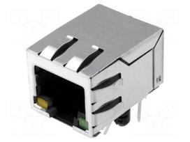 Connector: RJ45 | socket | PIN: 8 | Cat 5 | shielded,with LED | 8p8c
