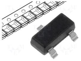 Sensor: Hall | unipolar | SOT23 | 45÷205Gs | Usup: 3÷24VDC