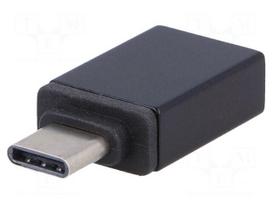 Adapter | OTG,USB 3.1 | USB A socket,USB C plug | nickel plated