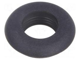Grommet | Ømount.hole: 13.8mm | Øhole: 11.2mm | rubber | black