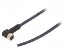 Cable: for sensors/automation | PIN: 3 | M8 female | angled | 10m | plug