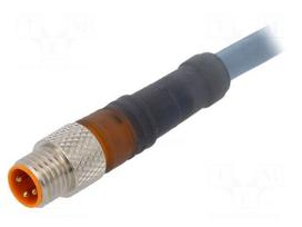 Cable: for sensors/automation | PIN: 3 | M8 male | straight | 10m | plug