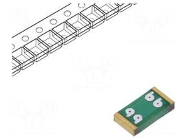 Fuse: fuse | 15A | 32VAC | 63VDC | time-lag | 3.2x1.6mm | SMD | UST | copper