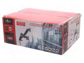 Holder: wall mounting | monitor,TV | 75x75mm,100x100mm | 13÷27"