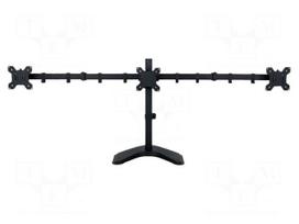 Holder: desktop | monitor,TV | 75x75mm,100x100mm | 13÷27"