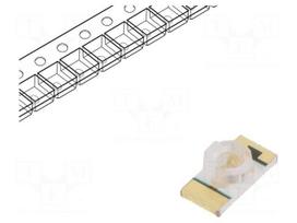 LED | red | SMD | 1206 | 18÷43mcd | 1.7÷2.4VDC | 3.2x1.6x1.1mm | 60° | 20mA