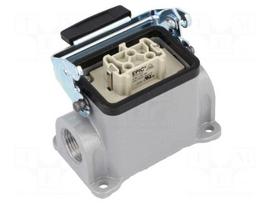 Connector: HDC | socket | female | EPIC KIT | PIN: 6 | 16A | 500V | 6+PE
