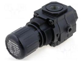 Compressed air regulator | 0.3÷10bar | aluminium | Thread: BSP 1/4"