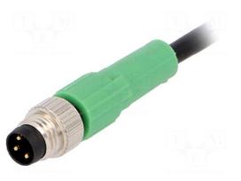 Cable: for sensors/automation | PIN: 3 | M8 male | straight | 5m | plug