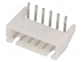 Connector: wire-board | socket | male | PIN: 6 | XH | 3A | 250V | angled 90°