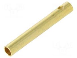 Laboratory connector: 2mm banana | socket | 15A | 1.5mΩ | 18AWG