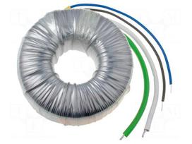 Transformer: toroidal | 160VA | 230VAC | 12V | 13.333A | Leads: cables