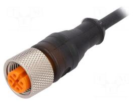 Cable: for sensors/automation | PIN: 3 | M12 female | straight | 5m
