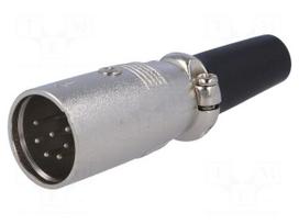 Connector: XLR | plug | male | PIN: 7 | straight | for cable