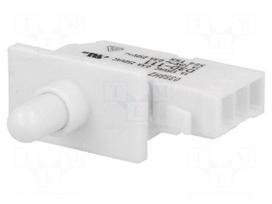 Switch: door | Pos: 2 | SPDT | 0.5A/250VAC | white | Leads: spring clamps