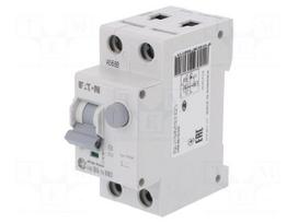 RCBO breaker | Inom: 6A | Ires: 30mA | Max surge current: 250A | 230VAC