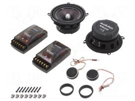 Car loudspeakers set | tweeter,woofer | 130mm | 100W | 70Hz÷20kHz | 4Ω
