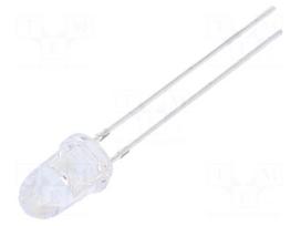 LED | orange | 5mm | 5800÷7000mcd | 30° | Front: convex | 2.1÷2.6VDC | 78mW
