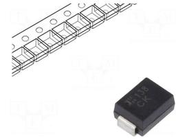 Diode: TVS | 0.6kW | 33.3÷38.3V | 12.4A | bidirectional | SMB | reel,tape