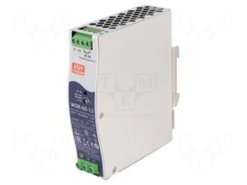 Power supply: switching | for DIN rail | 60W | 12VDC | 5A | 180÷550VAC