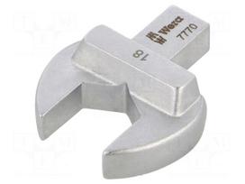Wrench tip | torque,spanner | Spanner: 18mm | Socket size: 9x12mm