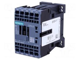 Contactor: 4-pole | NO x4 | 24VDC | 10A | 3RH20 | spring clamps