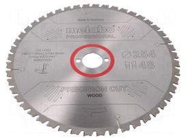 Circular saw | Ø: 254mm | Teeth: 48 | Disc thick: 2.4mm | HW/CT | 30mm