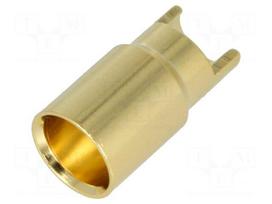 Laboratory connector: 6mm banana | socket | 60A | 8AWG | 0.2mΩ