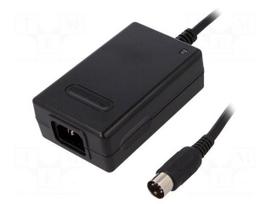 Power supply: switching | 5VDC | Iout: 2.5A | Out: DIN 5pin | 29W | 80%