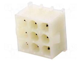 Connector: wire-board | socket | male | PIN: 9 | Universal MATE-N-LOK